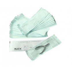 RUCK-sachets transparents en plastique pour  autoclaves  7,5 x 25 cm