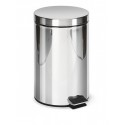 poubelle acier inoxidable avec pedale d'ouverture ergonomique 12 Litres