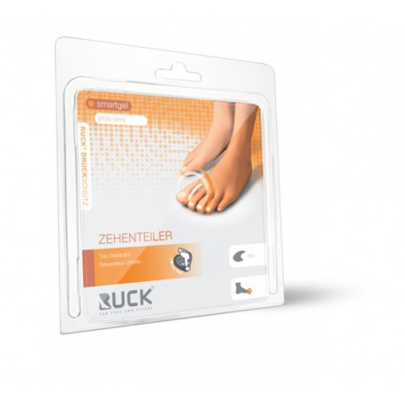 RUCK® DRUCKSCHUTZ separateur d'orteil ideale pour cor et irritation de la peau petit 35/22/3 mm