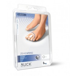RUCK® DRUCKSCHUTZ protection de pression en sillicone pour orteil en marteau 2 pcs taille 1 11mm