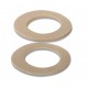 RUCK® DRUCKSCHUTZ anneau de protection auto-adhesif en sillicone ovale/beige 2,5x4,5mm 6 pcs
