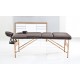 Ruck Massageliege mobil, table de massage marron