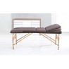 Ruck Massageliege mobil, table de massage marron