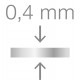 RUCK® ROTOGRIP en boucle " activateur d'agrafe" 0,3 mm d' epaisseur