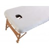 couvre blanc pour table de massage Indéformable et lavable à 60 ° C pour RUCK® Massageliege mobil