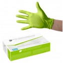 Gants jetables en nitrile vert